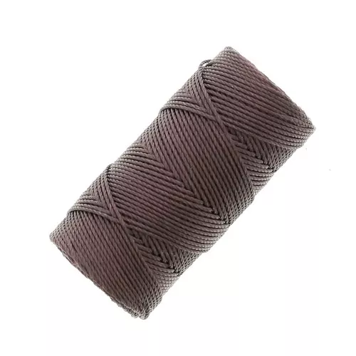 Fil C-LON Fine Weight Bead Cord 0.4 mm - Chocolate x45m