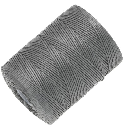 Fil C-LON Fine Weight Bead Cord 0.4 mm - Gunmetal x124m