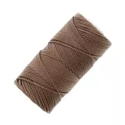 Fil C-LON Fine Weight Bead Cord 0.4 mm - Medium brown x45m