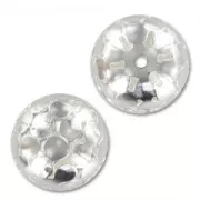 Boule filigranée cercles 16 mm argenté x1