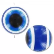 Ronde 14 mm oeil porte bonheur x1