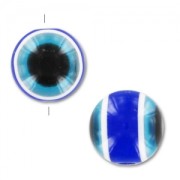 Ronde 10 mm oeil porte bonheur x1|raw }}