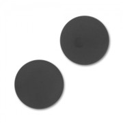 Perle ronde Polaris semi-percée 6 mm Jet x1|raw }}