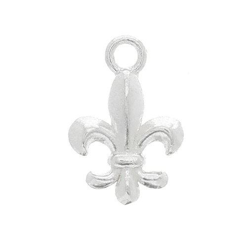 Mini breloque fleur de Lys 10x7 mm - Argent 925 x1