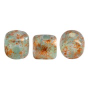 Minos® par Puca® 2.5x3 mm - Blue Green Opal Tweedy x5g|raw }}