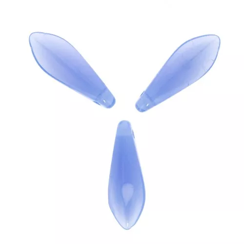 Dagues en verre 5x16 mm - Light Sapphire Opal x50