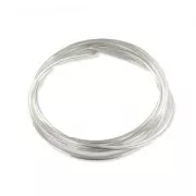 Fil rond en Argent fin 999/1000 1 mm x50cm