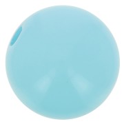 Perle en résine opaque 10 mm Light Turquoise x1|raw }}