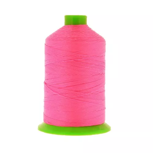Fil en polyester Vega taille 40 - Rose fluo n°400 x600m