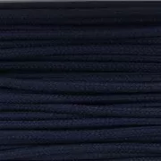 Cordon lacet en polyester 2 mm - Bleu marine x1m