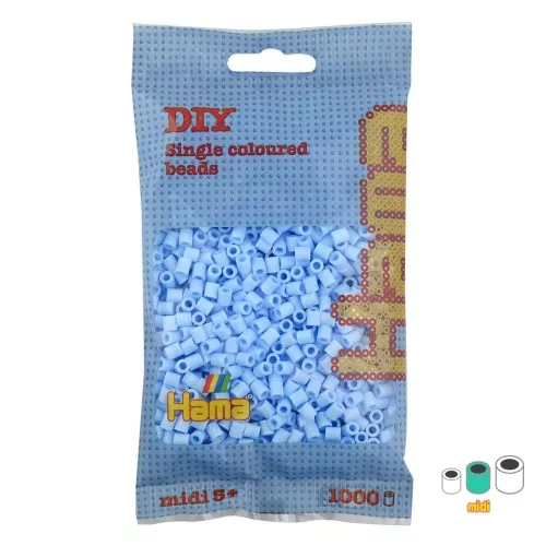 Hama – Lot De 7 Plaques à Broches Midi Pour Perles à Repasser – Inclus Instructions – Pour Créer Des Motifs, Compatible Avec Perles Hama Midi !