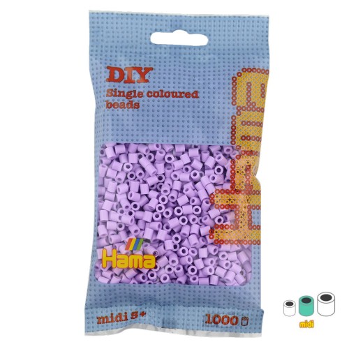 Perles à repasser Hama MIDI 5 mm - Lilas (n°96) x1000