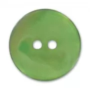 Bouton Nacre 18 mm Vert x1