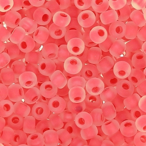 Perles rocailles Preciosa  9/0 2.5 mm - Crystal Cranberry mat x20g