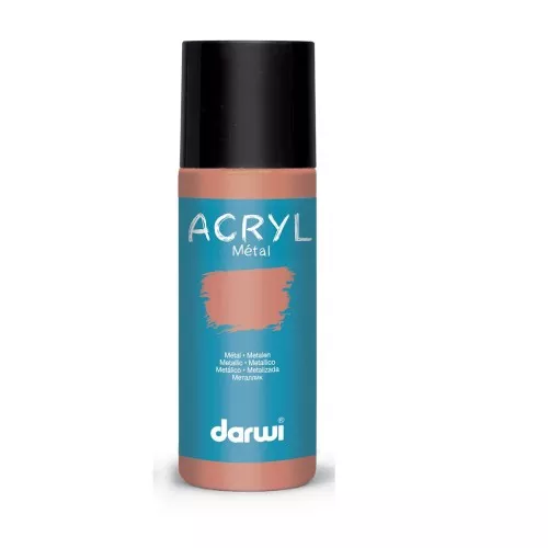 Peinture Acrylique Métallisée Darwi - Cuivre x80 ml