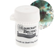 Pigment en poudre aquarellable Brusho Colours - Olive Green x15 g