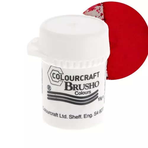 Pigment en poudre aquarellable Brusho Colours - Brillant Red x15 g