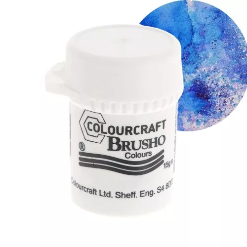 Pigment en poudre aquarellable Brusho Colours - Cobalt Blue x15 g