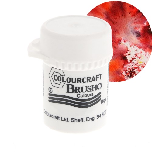 Pigment en poudre aquarellable Brusho Colours - Burnt Sienna x15 g