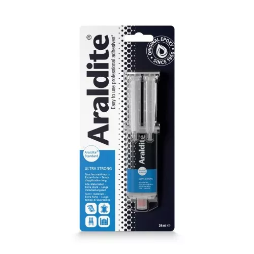 Colle Araldite Standard - bi-composant - Prise progressive x24ml