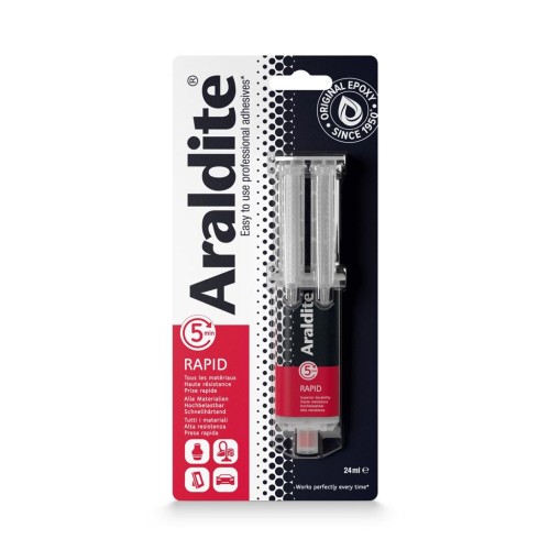 Colle Araldite Rapide - bi-composant - Prise rapide x24ml