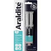Colle Araldite Cristal - bi-composant - Prise rapide x24ml|raw }}