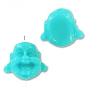 Tête de Bouddha 12 mm Turquoise x1