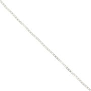Chaîne strass en Oxydes de Zirconium - 3 mm - Acier inoxydable 304 doré x50cm