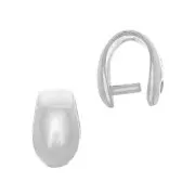 Attache pendentif 6x4 mm - Argent 925 x1