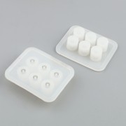 Moule silicone pour réaliser des perles facettées en résine x1