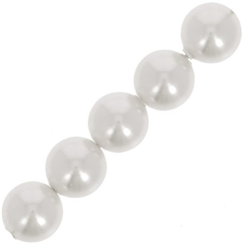 Perles nacrées PureCrystal 5810 8 mm White Pearl x5