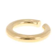 Bague anneau large - taille 53 - Doré à l'or fin x1
