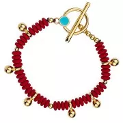 Breloque boule 12x6.5 mm - Placage Argent fin vieilli x1