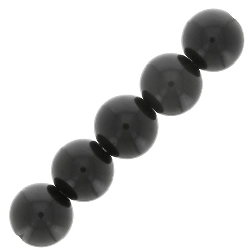 Perles rondes 8 mm pierre gemme - Obsidienne x10