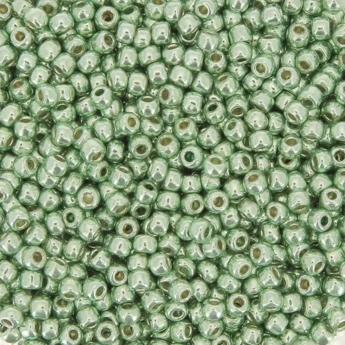 Rocaille Toho 11/0 TO11RPF570 - PF Galvanized Mint Green x8g