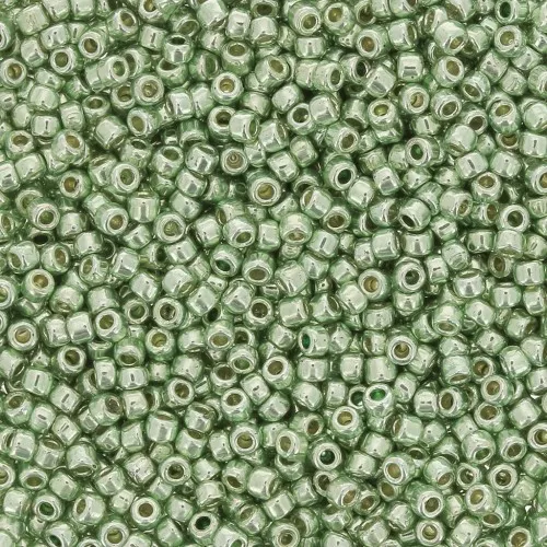 Rocaille Toho 15/0 TO15RPF570 - PF Galvanized Mint Green x8g