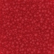 Rocaille Toho 15/0 TO15R5BF - Transparent Siam Ruby Frosted x8g