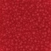 Rocaille Toho 15/0 TO15R5BF - Transparent Siam Ruby Frosted x8g