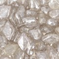 Perles en verre Gemduo 2 trous 8x5 mm - Crystal Gleam White Glaze x10g