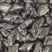 Perles en verre Gemduo 2 trous 8x5 mm - Crystal Gleam Copper Glaze x10g|raw }}