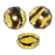 Donuts 9x6 mm Tortoise x25