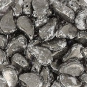 Perles en verre deux trous Paisley Duo 9x5.5 mm - Crystal Gleam Copper Glaze x10g|raw }}