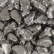 Perles en verre deux trous Paisley Duo 9x5.5 mm - Crystal Gleam Copper Glaze x10g