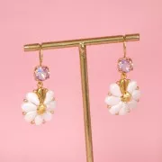 Perles en verre deux trous Paisley Duo 9x5.5 mm - Crystal Gleam Copper Glaze x10g