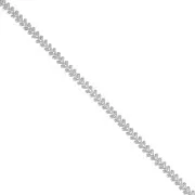 Chaîne maille Fantaisie en épis 6 mm en Acier inoxydable 304 x50cm