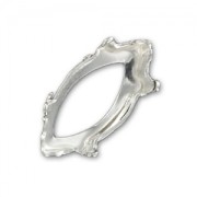 Serti griffe navette 15x7 mm en Argent 925 x1|raw }}