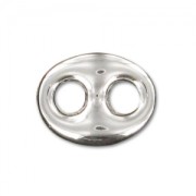 Intercalaire grain de café 12x9 mm en Argent 925 x1|raw }}