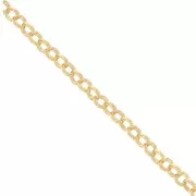 Chaîne maille Jaseron 2.3 mm en Gold filled (or laminé)  x20cm