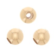 Perle stoppeur 8 mm avec un trou de 2.5 mm en Gold Filled (or laminé) x1|raw }}