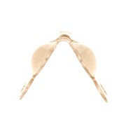 Cache noeuds 3.5 mm avec anneaux fermés en Gold filled (or laminé) x4